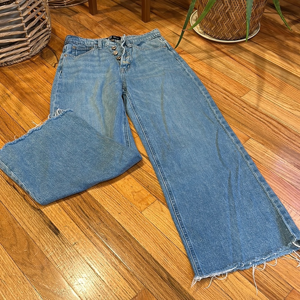Gap High Rise Wide Leg Jeans